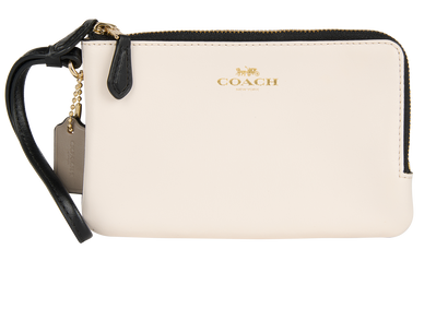 Coach Double Zip Mini Pouch, front view
